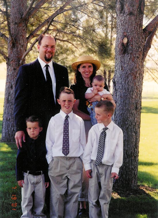 2001 Burnett family reunion in Malad, ID